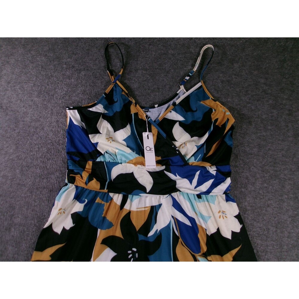 Ouges Dress Womens 2XL Floral Spaghetti Strap V-N… - image 2